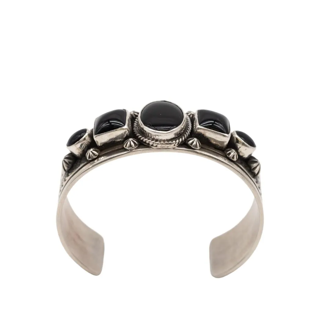 Onyx Cuff Bracelet