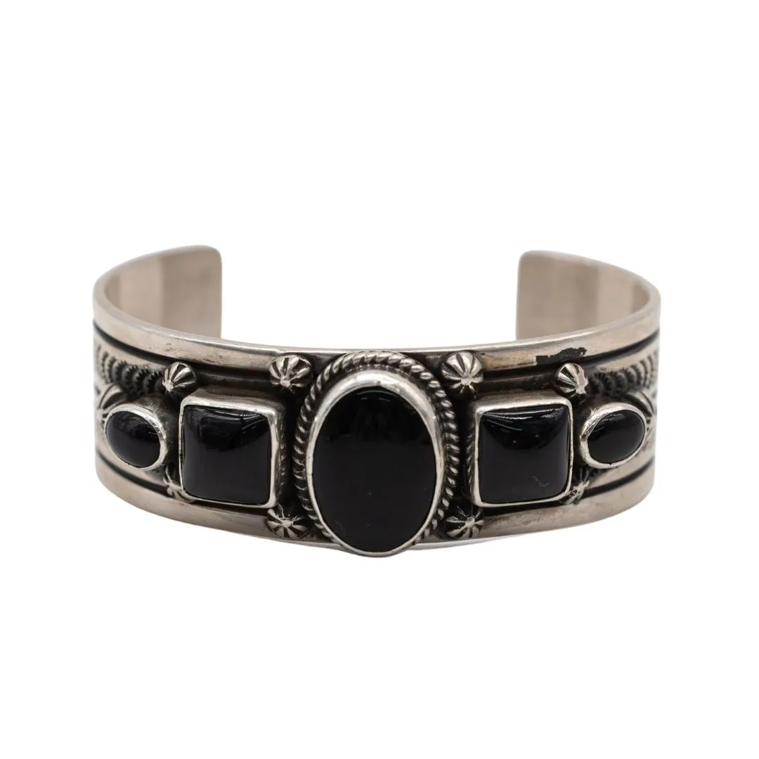 Onyx Cuff Bracelet