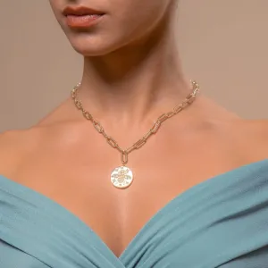 Paved Bumble Bee Necklace