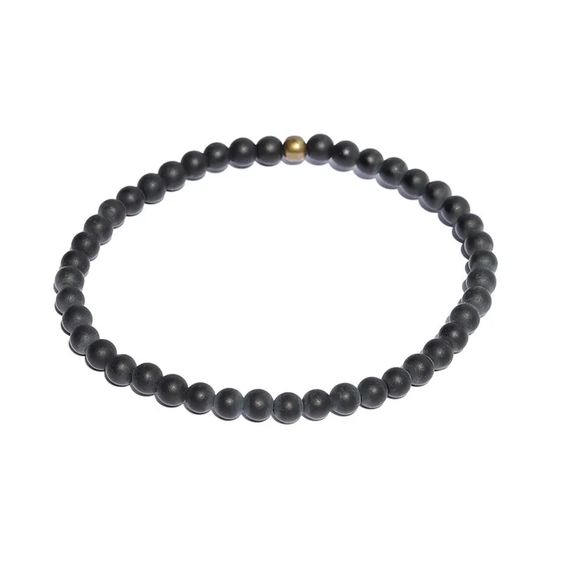 "Soothing" Matte Onyx Bracelet