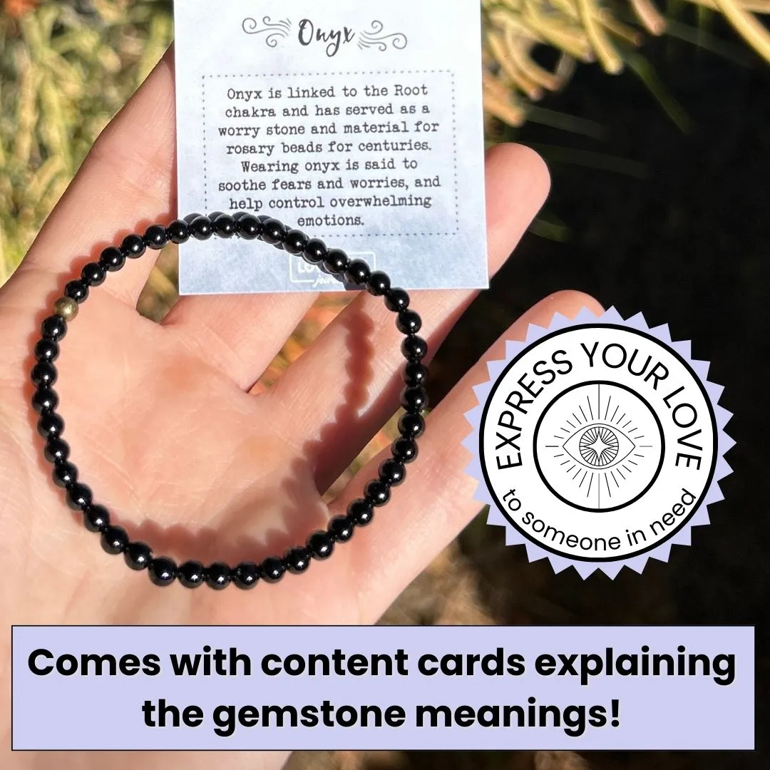 "Soothing" Matte Onyx Bracelet