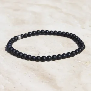 "Soothing" Matte Onyx Bracelet