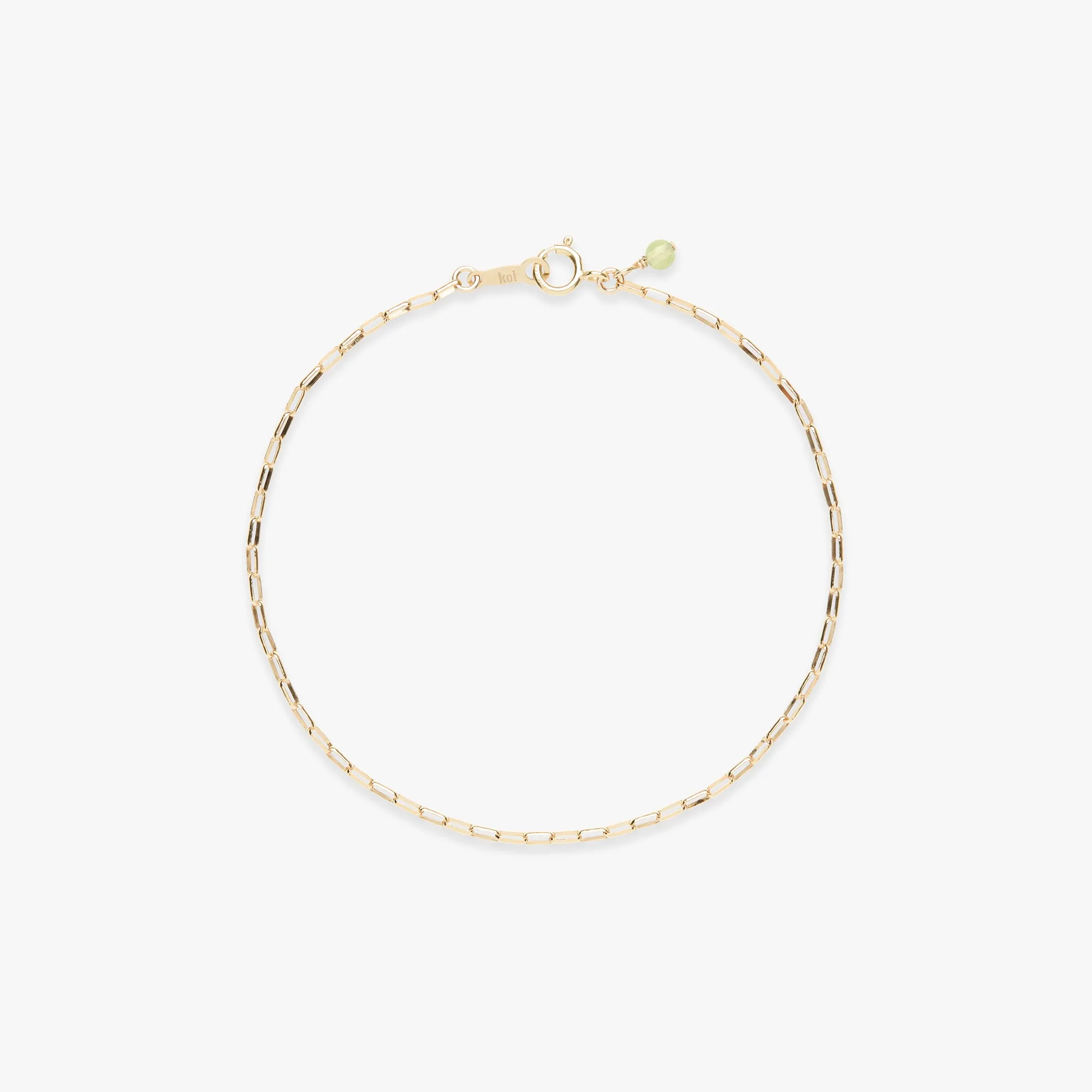 Rolo chain bracelet gold filled