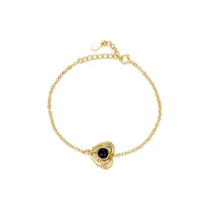 S925 Silver Rose Gold Zircon Heart Felicity Bracelet