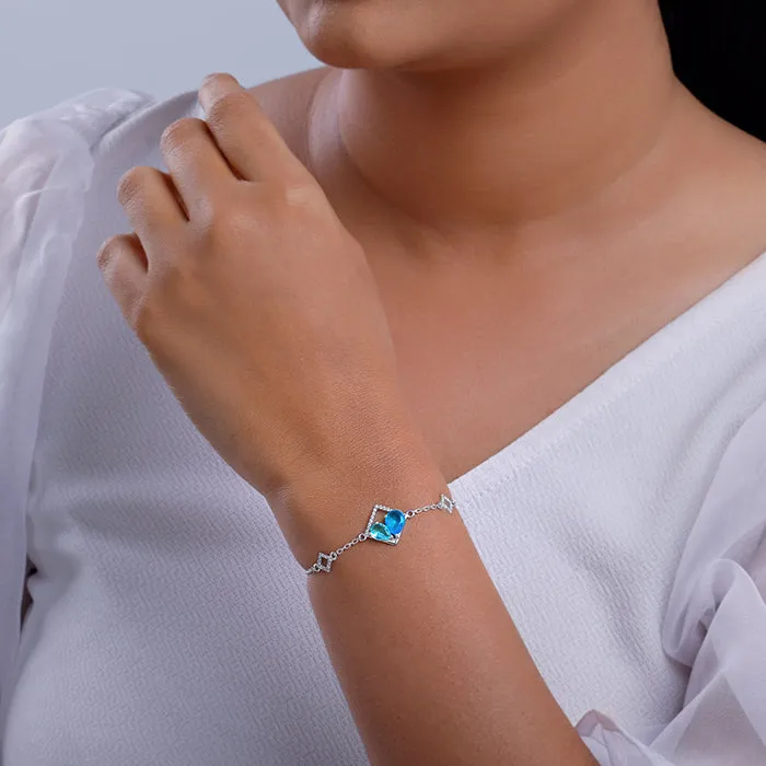 Silver Met Love Bracelet
