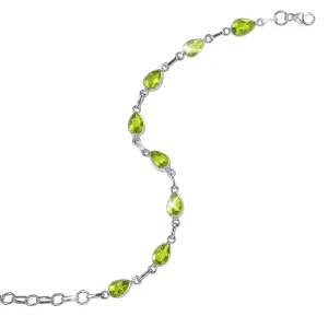 Summer Sparkle Peridot Bracelet