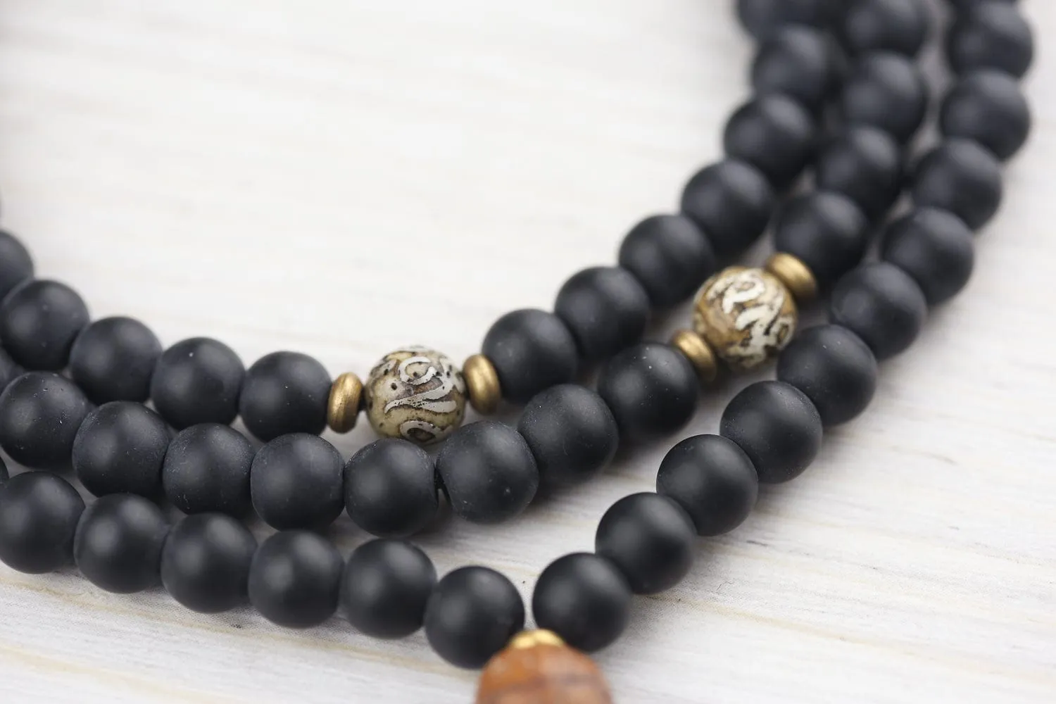 Three Marks of Existence Onyx Mala