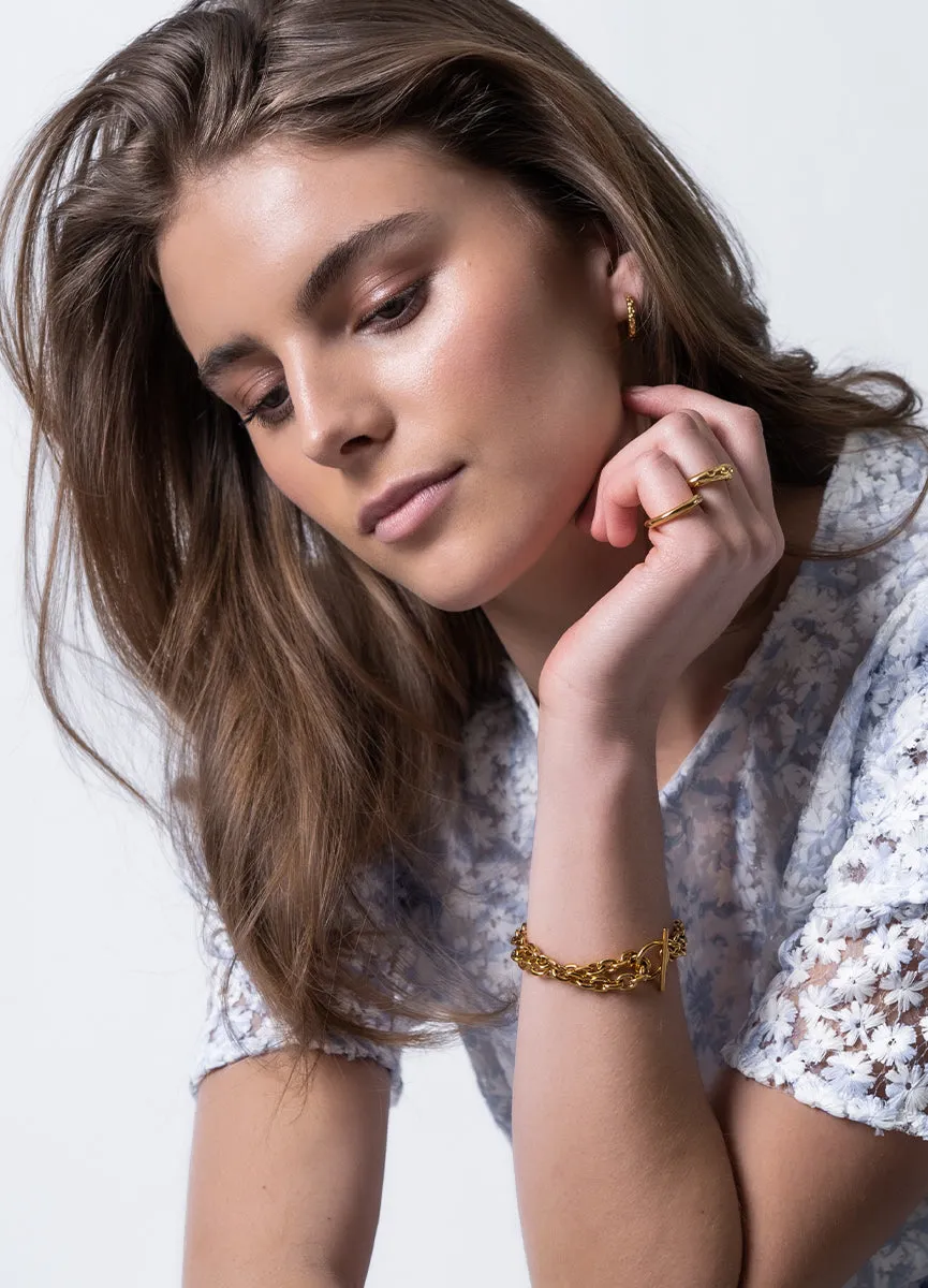 Unité Double Chain Bracelet