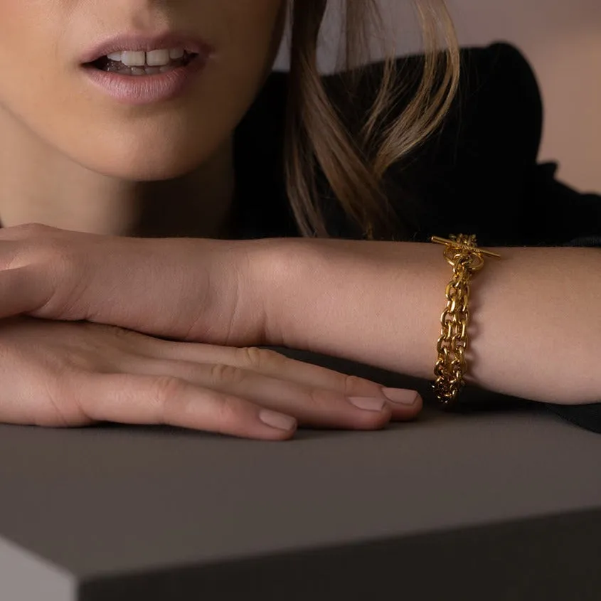 Unité Double Chain Bracelet