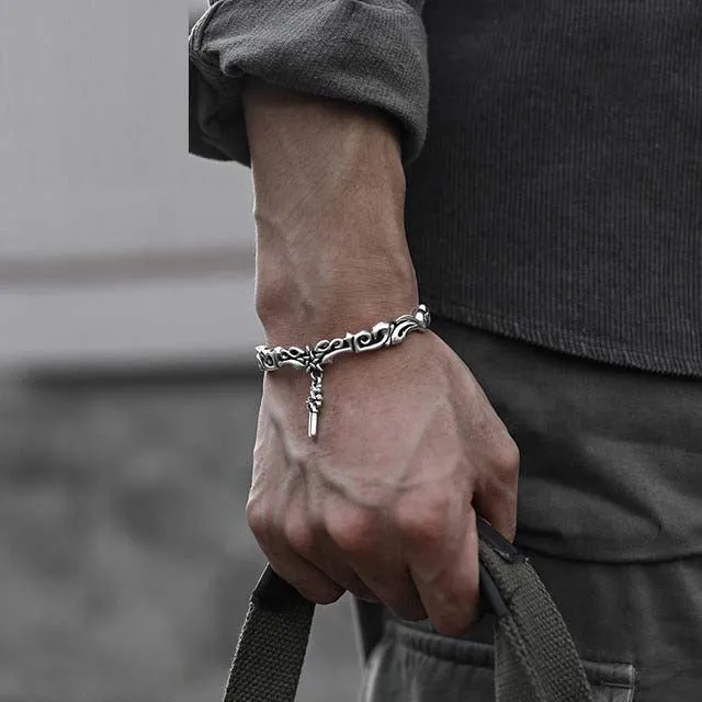 Vintage Thai Silver Bracelet