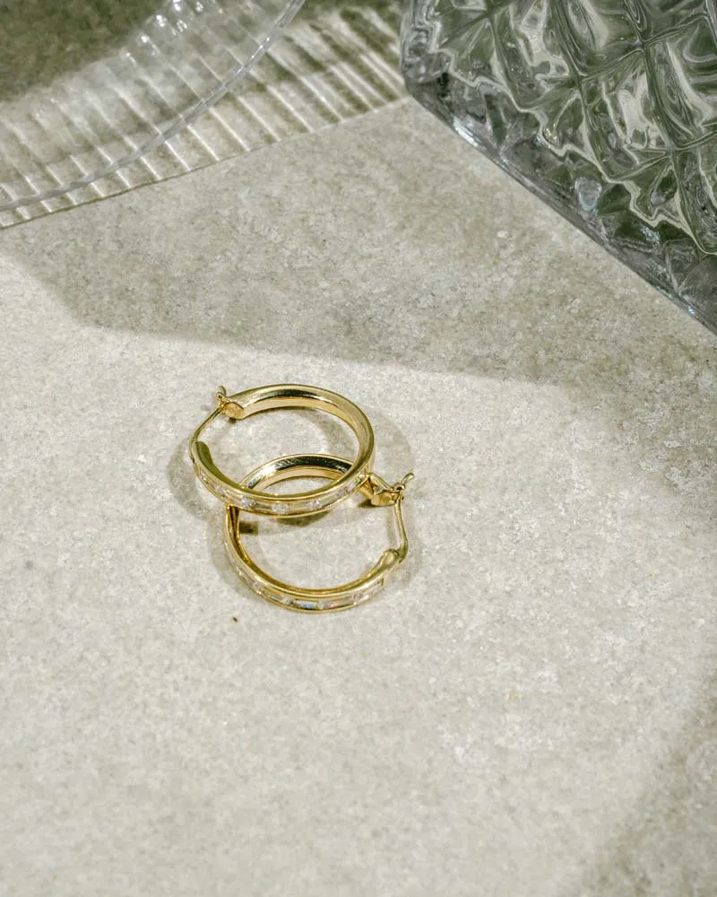 WAREE HOOP EARRINGS – GOLD
