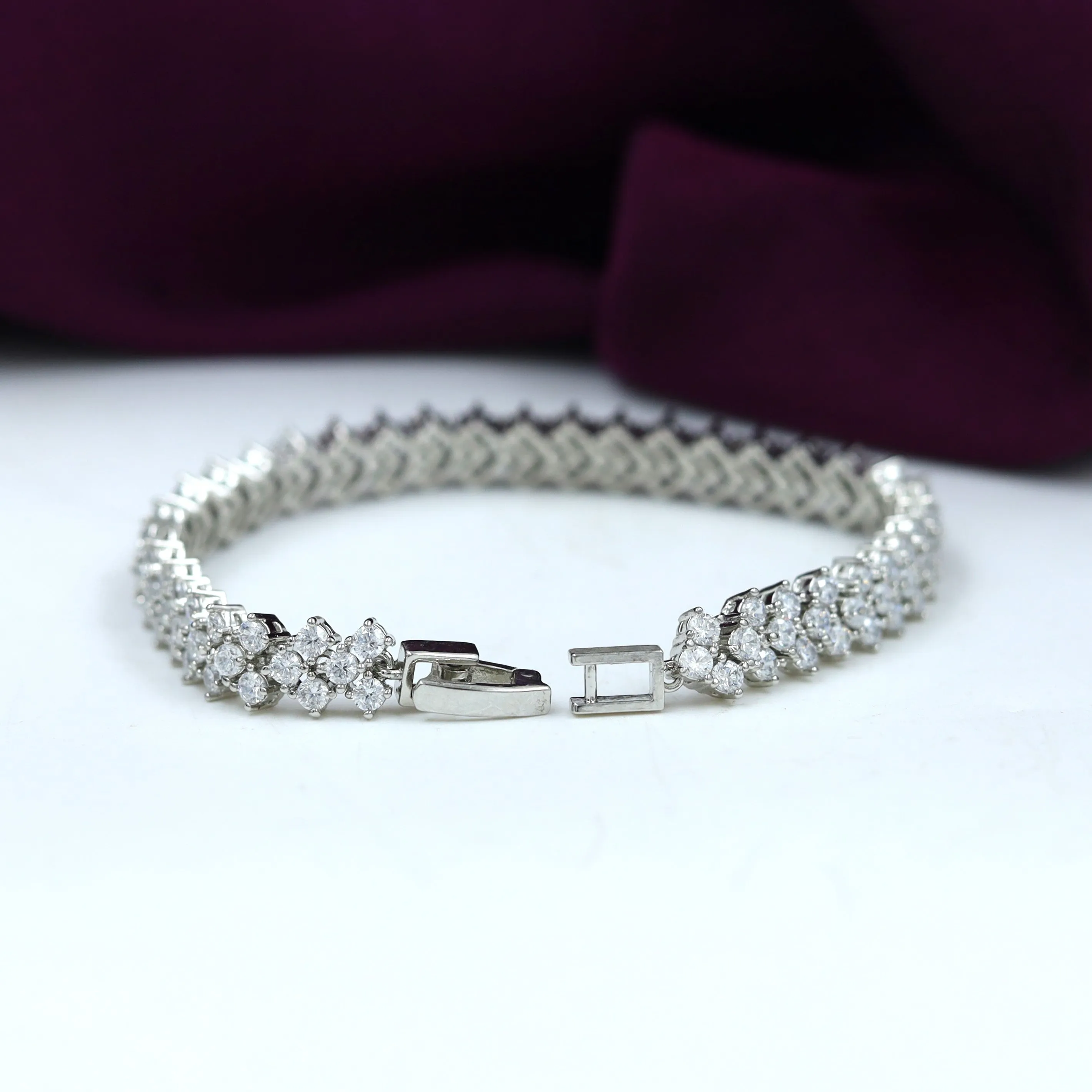 Zircon/AD Tennis Bracelet 16925-08